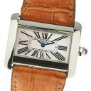 【CARTIER】カルティエ タンクディバンSM W6301455 クォーツ レディース【中古】