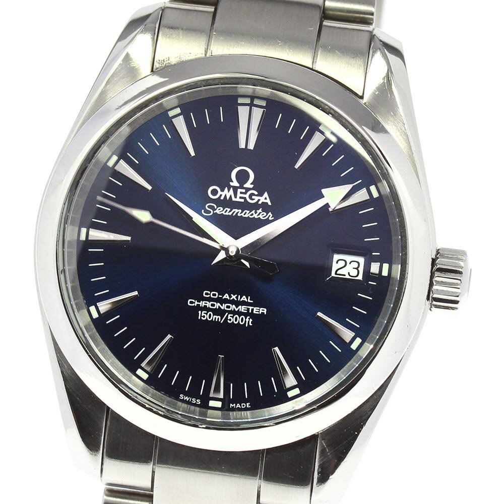 【OMEGA】オメガ シーマスター アクアテラ デイト 2503.80 自動巻き メンズ【中古】