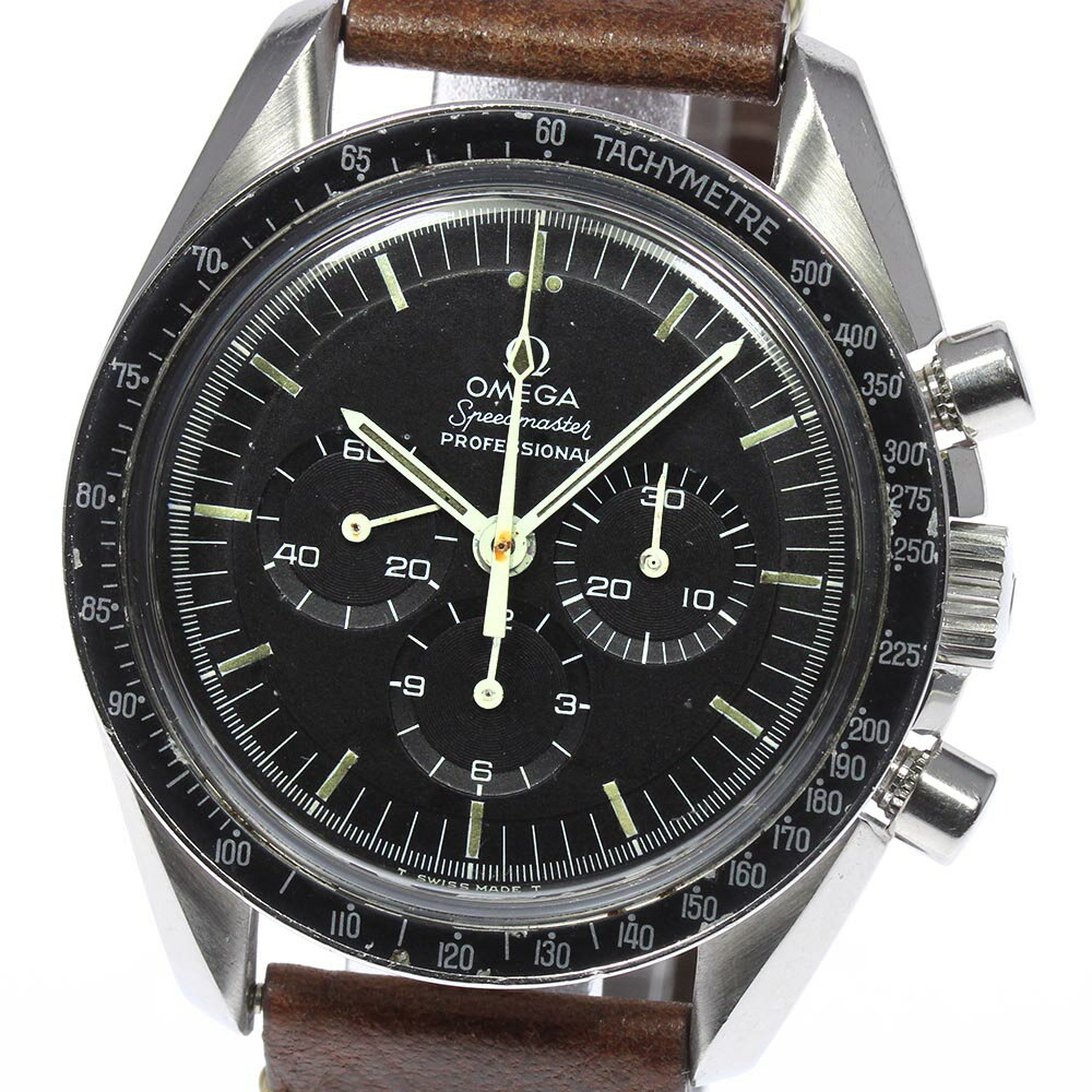 【OMEGA】オメガ スピードマスター Cal.861 アポロ11号月面着陸記念 USA代理店モデル 145.022-69ST 自動巻き メンズ【中古】