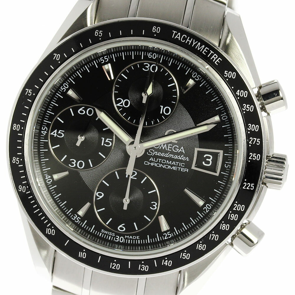 ☆良品★箱・保証書付き【OMEGA】オメガ スピードマスター デイト クロノグラフ 3210.50  ...