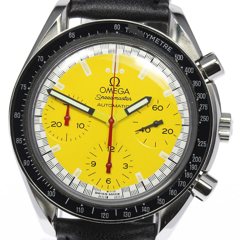 ☆良品【OMEGA】オメガ スピードマスター レーシング シューマッハ 3510.12 自動巻き メンズ【中古】