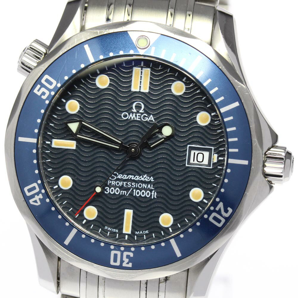 ☆良品【OMEGA】オメガ シーマスター300 プロフェッショナル 2561.80 クォーツ ボーイ ...