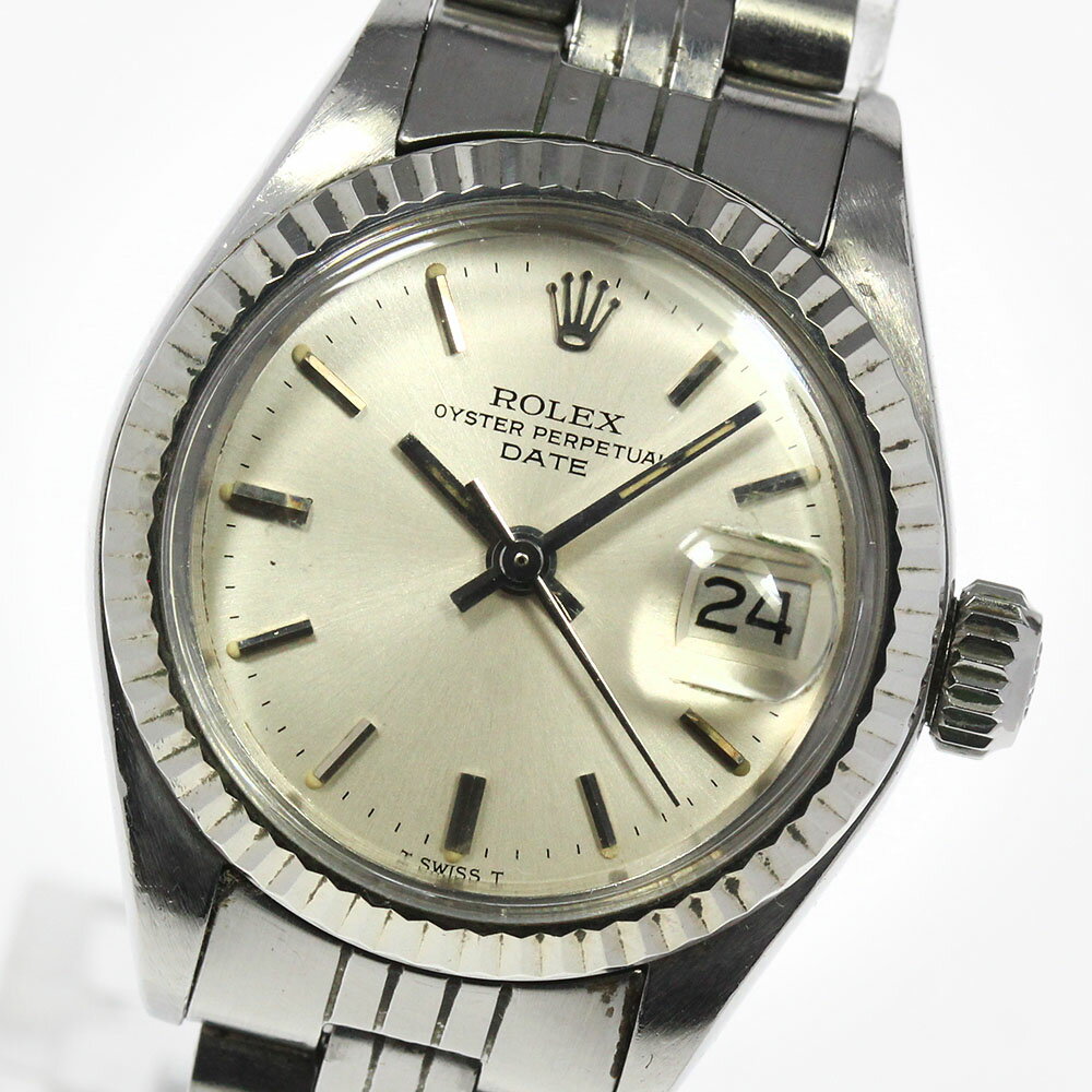 【ROLEX】ロレックス オイスター パーペチュアル デイト 6917 cal.2030 自動巻き レディース【中古】