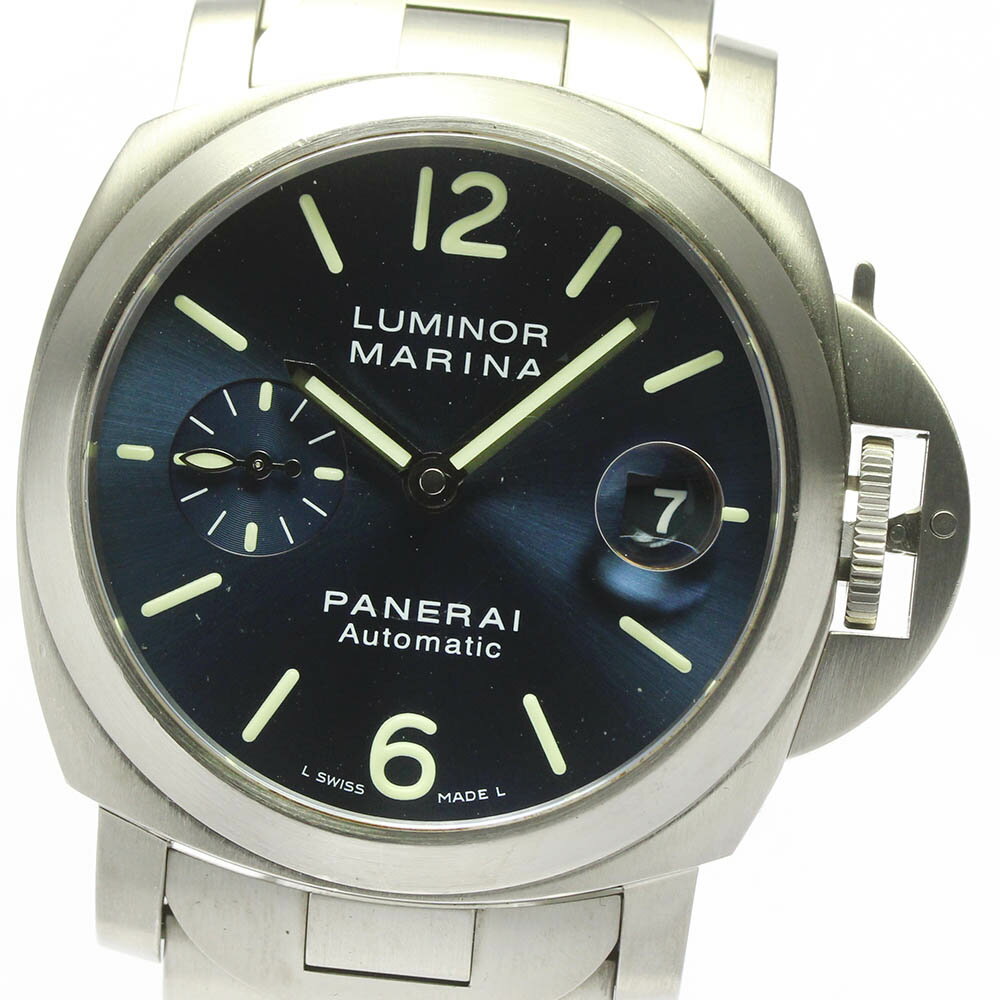 ★箱・保証書付き【PANERAI】パネライ ルミノール マリーナ デイト PAM00283 自動巻き ...