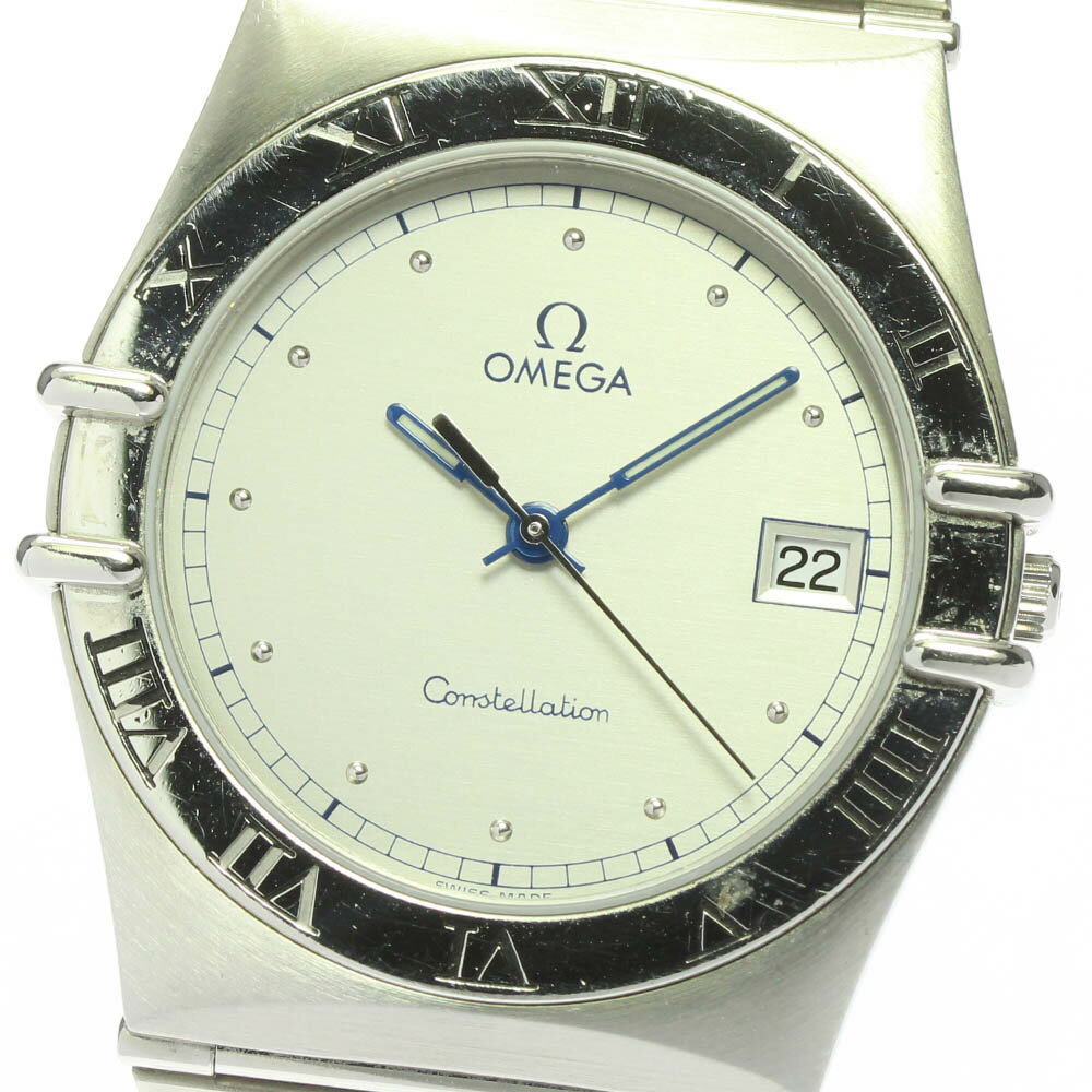 【OMEGA】オメガ コンステレーション フラットベゼル デイト クォーツ メンズ【中古】