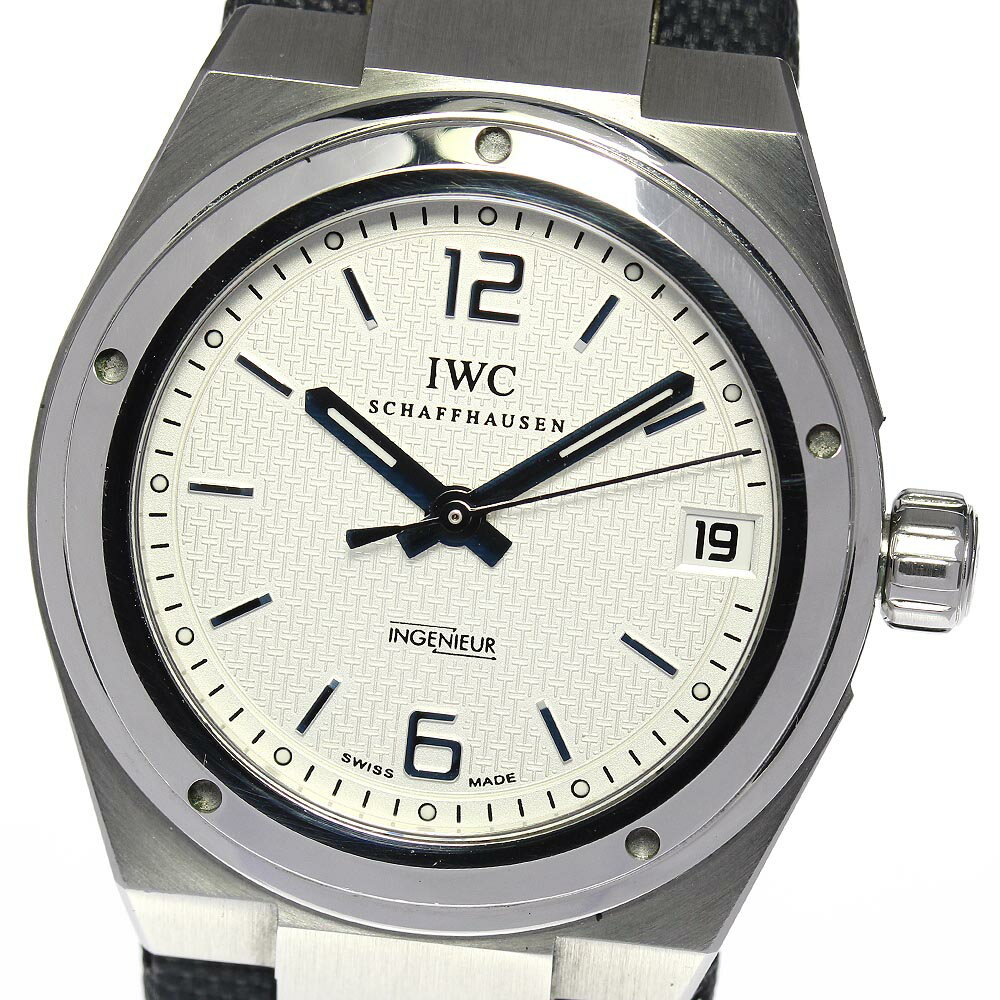 ベルト訳あり☆【IWC SCHAFFHAUSEN】IWC インヂュニア デイト IW451502 自 ...