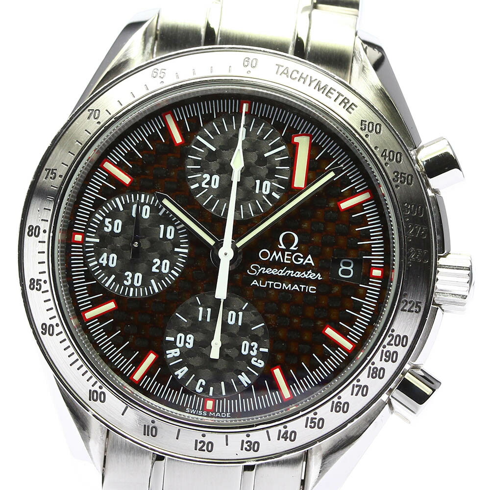 ☆良品【OMEGA】オメガ スピードマスター レーシング シューマッハモデル 3519.50 自動巻き メンズ【中古】