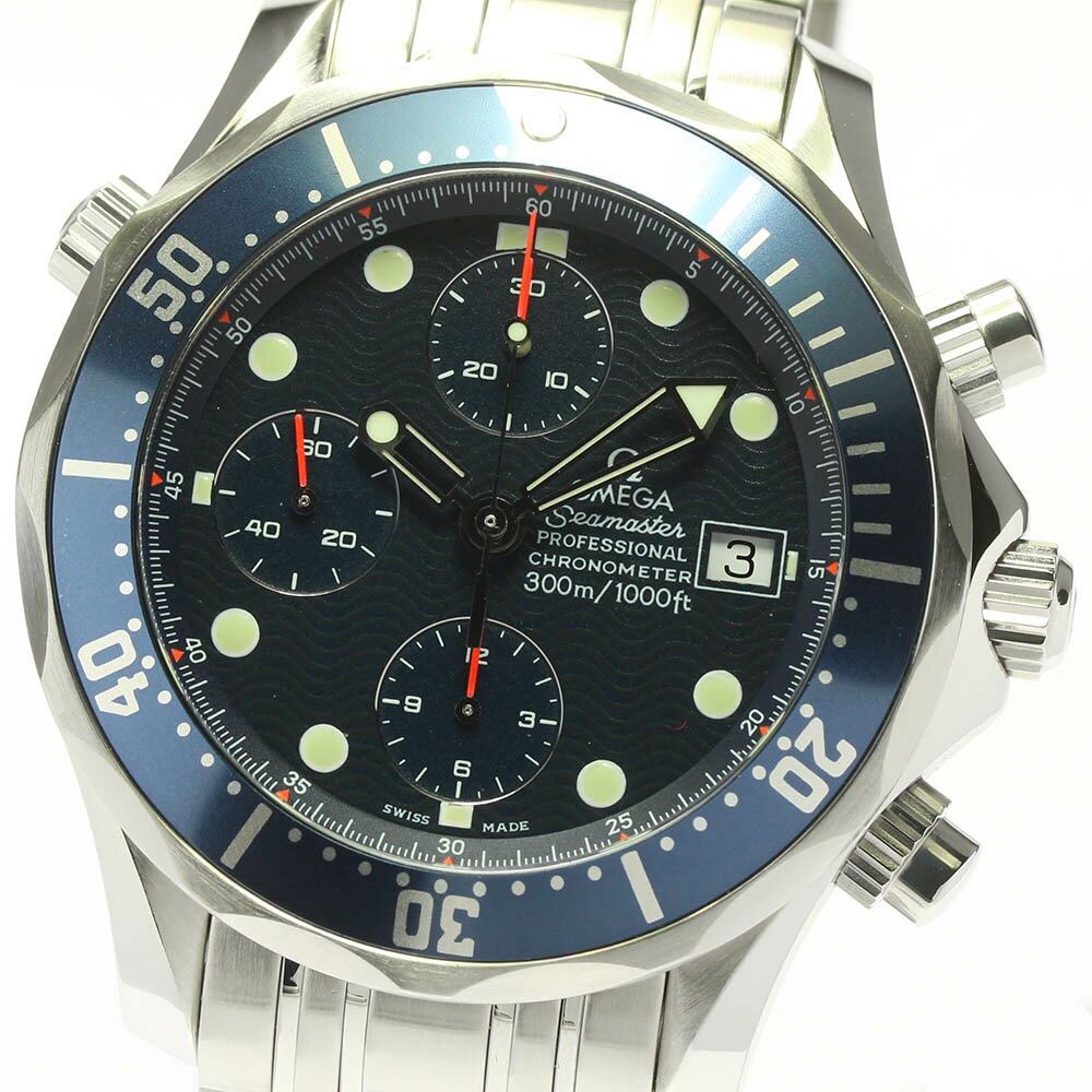 ☆美品【OMEGA】オメガ シーマスター300 クロノグラフ 2599.80 自動巻き メンズ【中古 ...