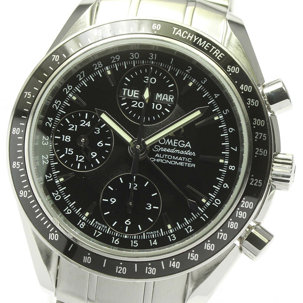 ☆良品【OMEGA】オメガ スピードマスター クロノグラフ トリプルカレンダー 3220.50 自動巻き メンズ【中古】