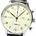 【IWC SCHAFFHAUSEN】IWC ポルトギーゼ クロノグラフ IW371401 自動巻き  ...