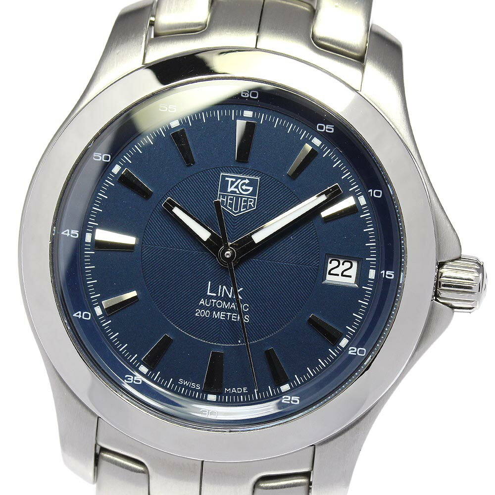 ☆良品【TAG HEUER】タグホイヤー リンク デイト WJF2112.BA0570 自動巻き メ ...