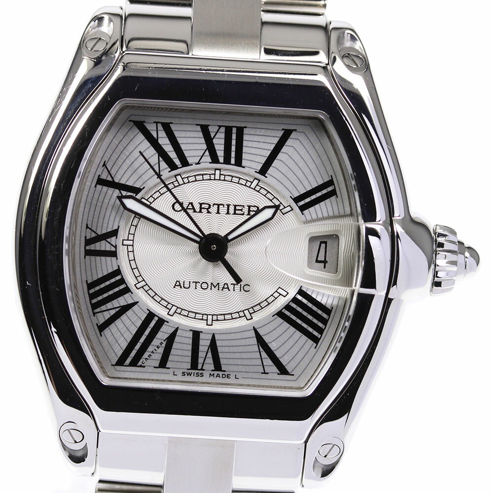 ☆良品【CARTIER】カルティエ ロードスターLM デイト W6206017 自動巻き メンズ【中 ...