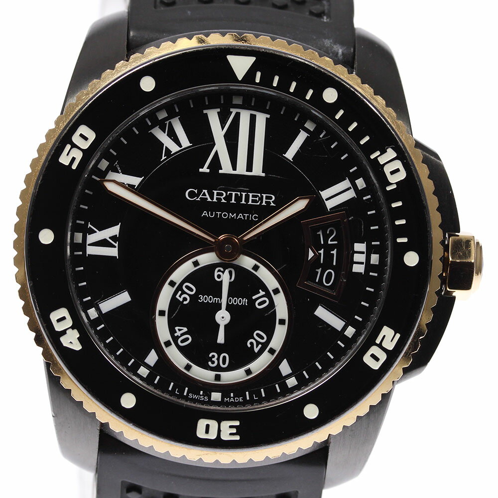 【CARTIER】カルティエ カリブル ドゥ カルティエ ダイバー デイト W2CA0004 自動巻き メンズ【中古】