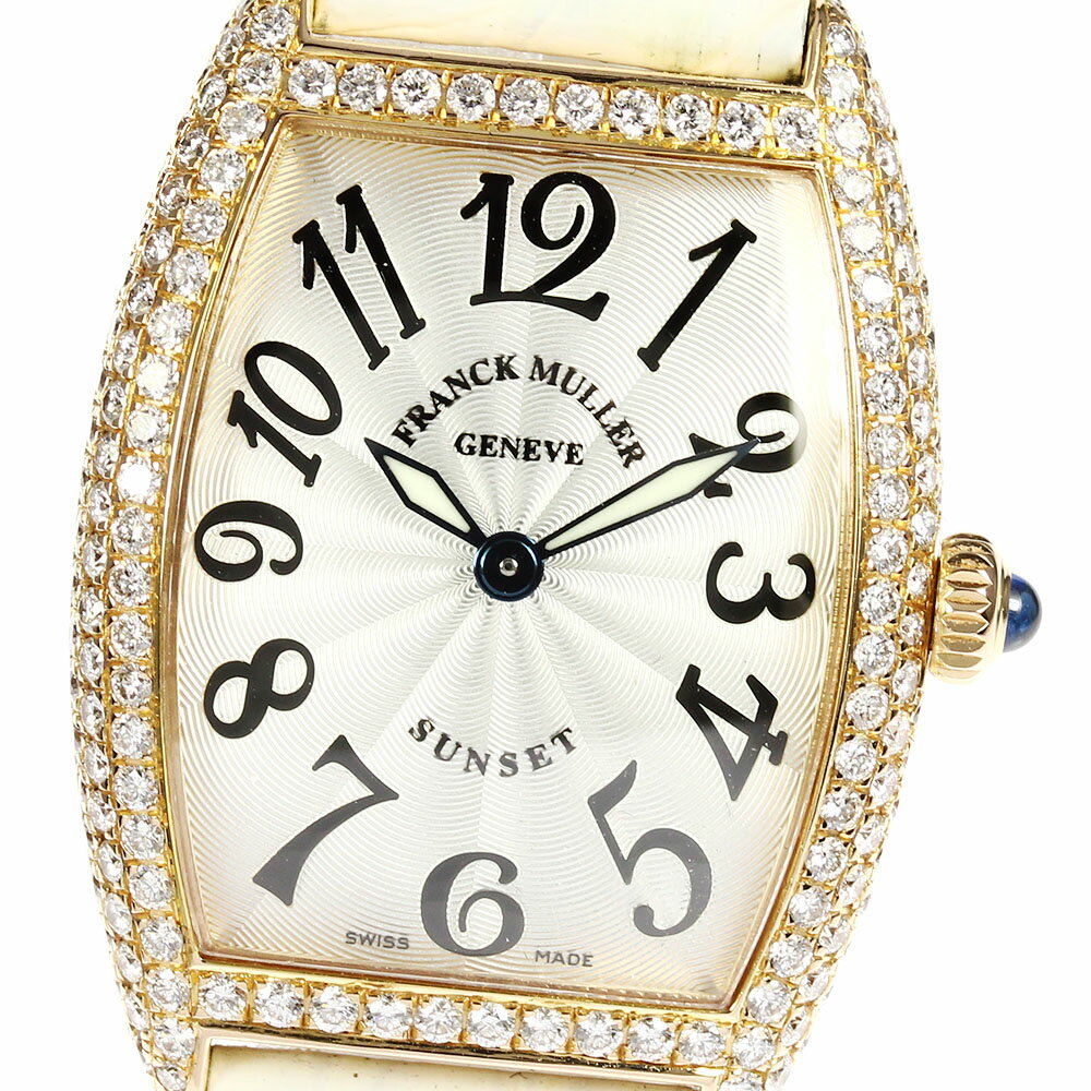 ☆良品★箱付き【FRANCK MULLER】フランクミュラー トノーカーベックス K18PG アフタ ...