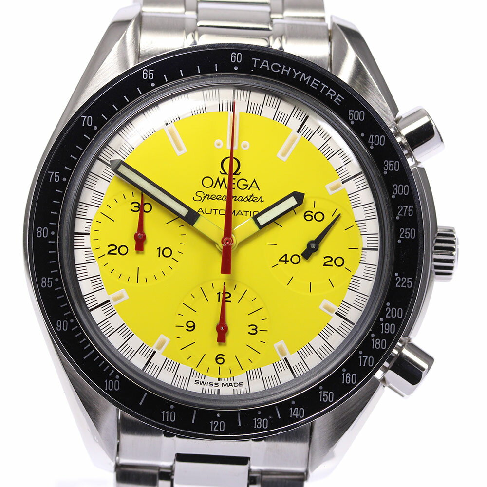 ☆良品【OMEGA】オメガ スピードマスター レーシング シューマッハ クロノグラフ 3510.12 自動巻き メンズ【中古】