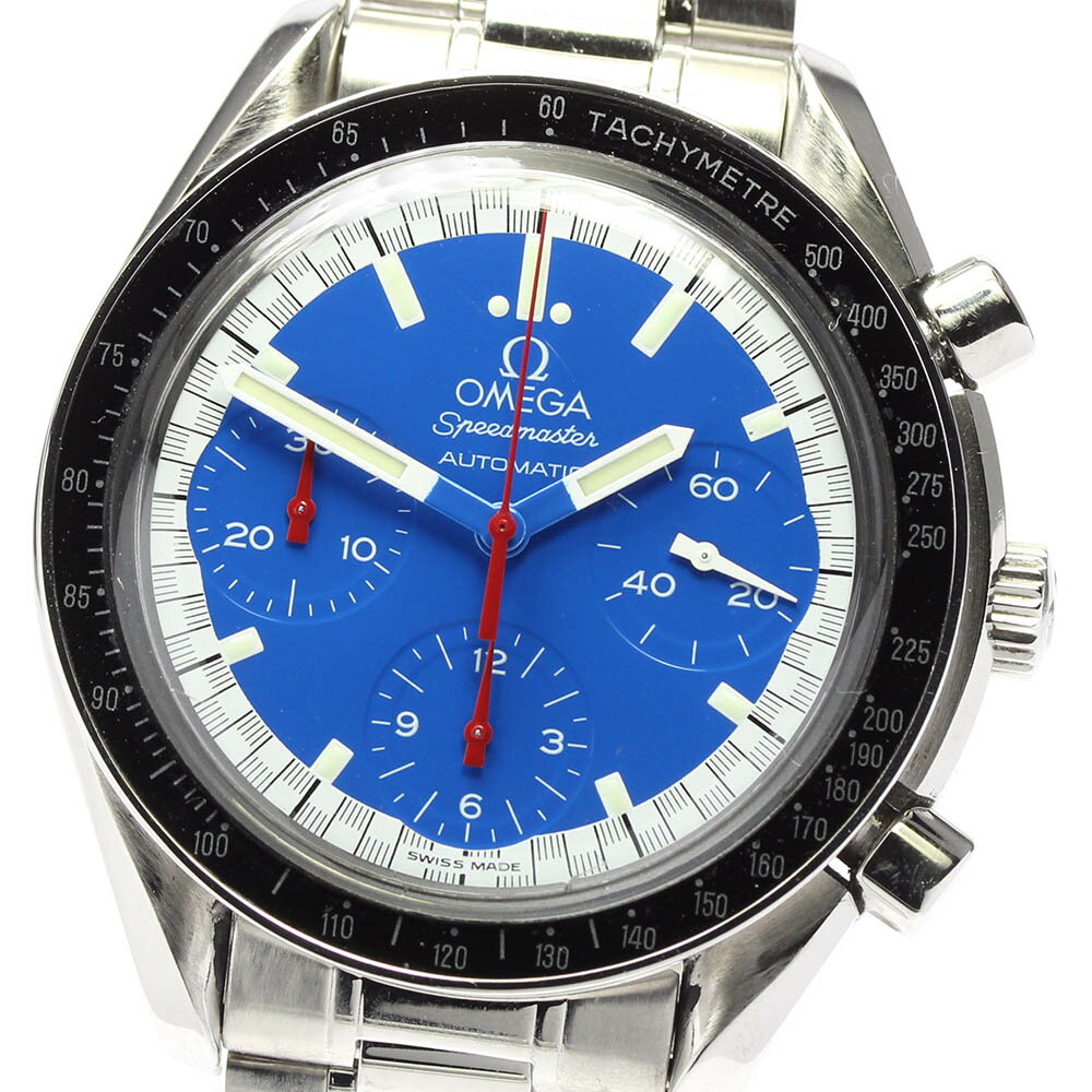 ☆良品【OMEGA】オメガ スピードマスター レーシング シューマッハ クロノグラフ 3510.81 自動巻き メンズ【中古】