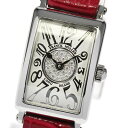 ☆美品★箱付き【FRANCK MULLER】フランクミュラー ロングアイランド プティ レリーフ ダイヤ 802QZRELCD1P クォーツ レディース【中古】【ev20】