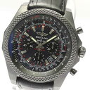 ☆良品★箱 保証書付き【BREITLING】ブライトリング ベントレー クロノグラフ MB0611 / MB061113/BE60 自動巻き メンズ【中古】