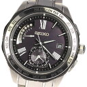 ☆美品★箱付き【SEIKO】セイコー ブライツ デイト SAGA185/8B54-0BG0 ソーラー電波 メンズ【中古】