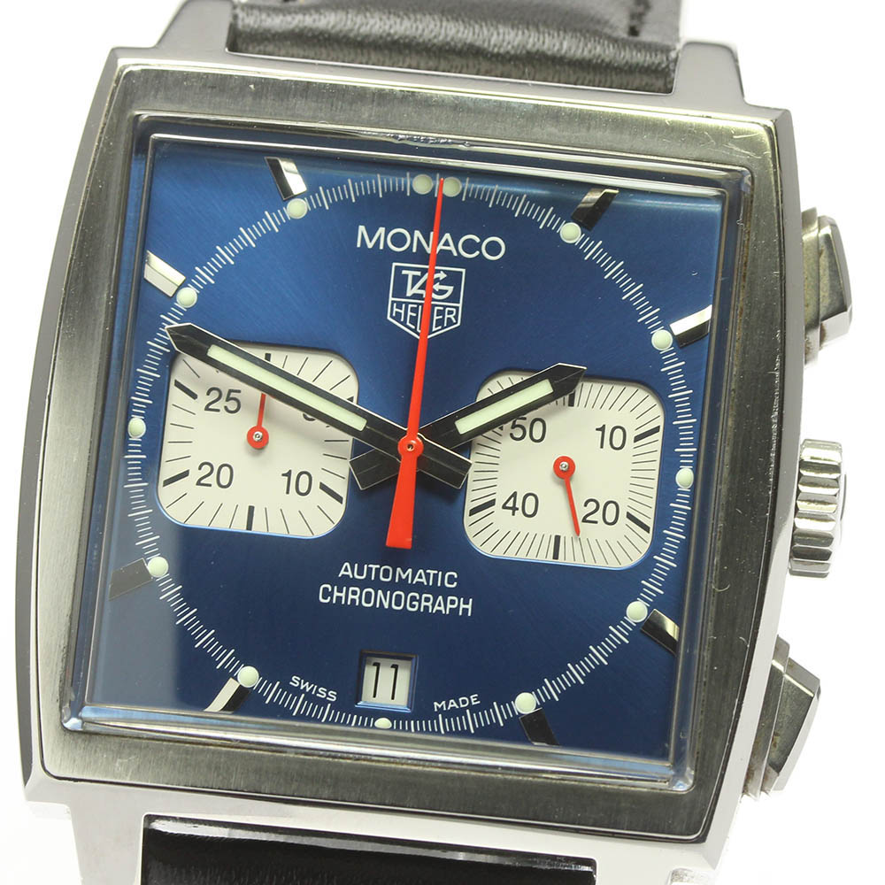 ★箱・保証書付き【TAG HEUER】タグホイヤー モナコ クロノグラフ CW2113.FC6183 ...