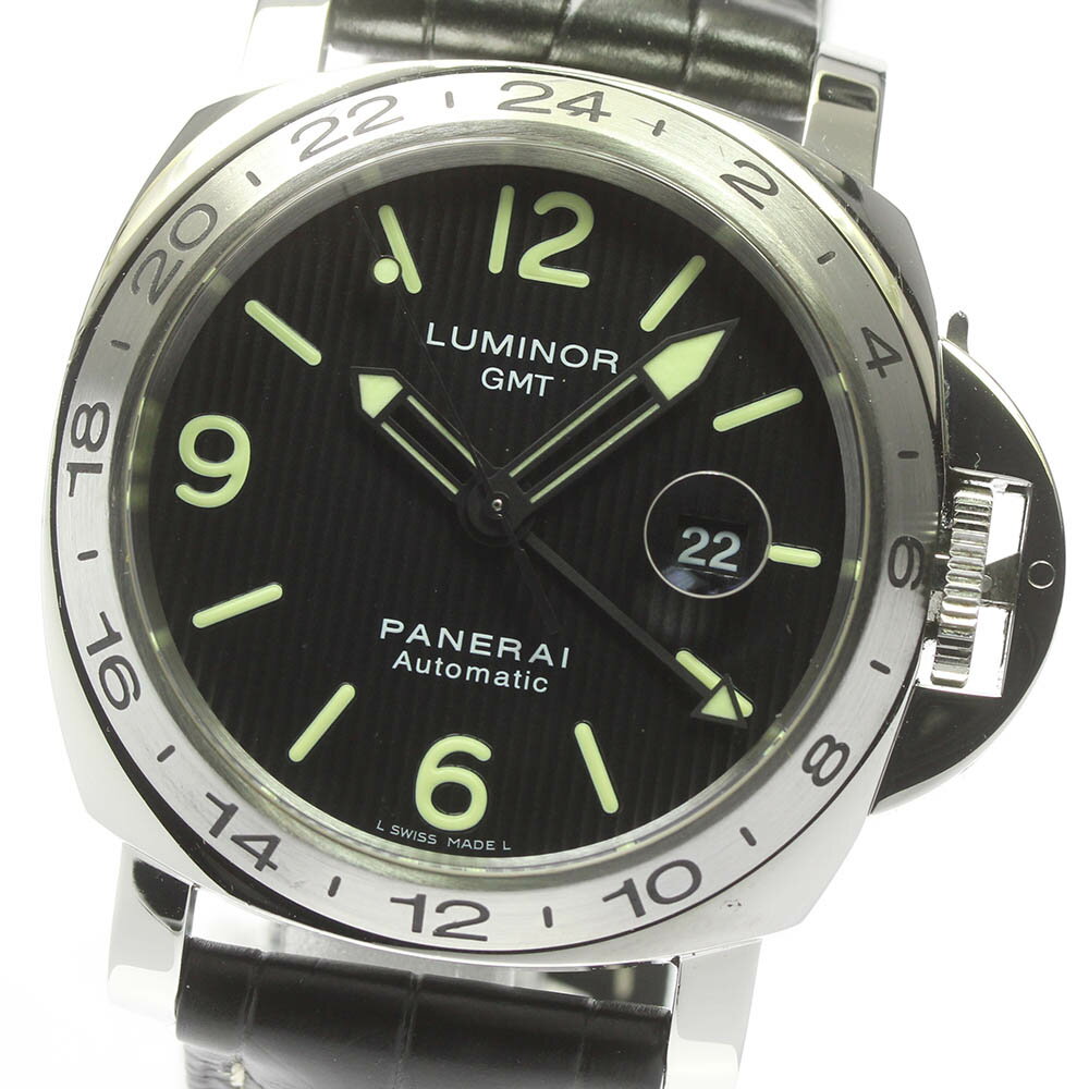 【PANERAI】パネライ ルミノール GMT デイト PAM00029 手巻き メンズ【中古】