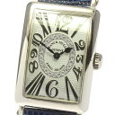 ★箱・保証書付【FRANCK MULLER】フランクミュラー ロングアイランド アンサンブル K18WG 902QZRELV-RCD1R クォーツ レディース【ev20】【中古】