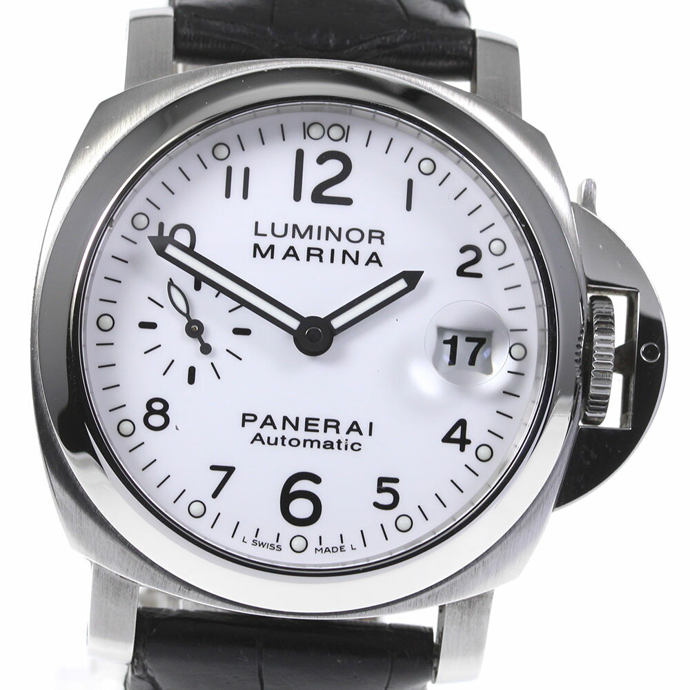 【PANERAI】パネライ ルミノール マリーナ デイト PAM00049 自動巻き メンズ【中古】