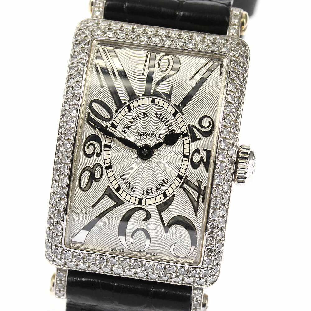 ベルト訳あり☆【FRANCK MULLER】フランクミュラー ロングアイランド ダイヤベゼル 902 ...