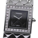 ベルト訳あり☆【CHANEL】シャネル マトラッセ ダイヤベゼル H0489 クォーツ レディース【 ...