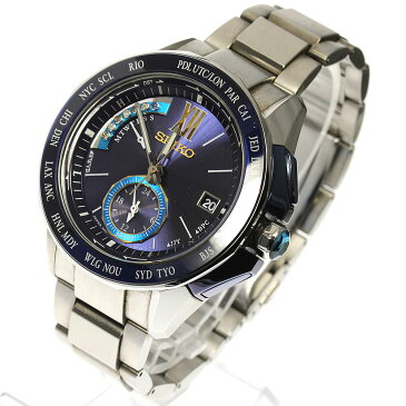 ☆美品★内箱付き【SEIKO】セイコー ブライツ ボンベイサファイア 300本限定 8B54-0BA0 ソーラー電波 メンズ【中古】