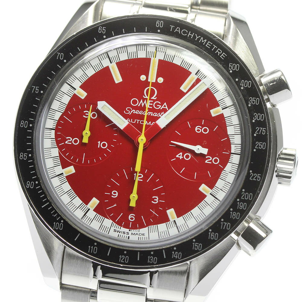 ☆良品【OMEGA】オメガ スピードマスター レーシング シューマッハ クロノグラフ 3510.61 自動巻き メンズ【中古】