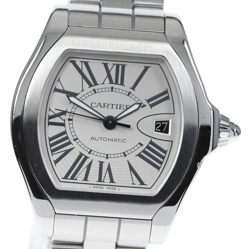 【CARTIER】カルティエ ロードスターLM デイト W6206017 自動巻き メンズ【中古】