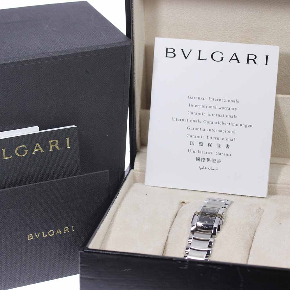 ★箱・保証書付き【BVLGARI】ブルガリ アショーマ AA26S クォーツ レディース【中古】