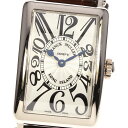 ☆良品★箱・保証書付き【FRANCK MULLER】フランクミュラー ロングアイランド K18WG 902QZD クォーツ レディース【中古】