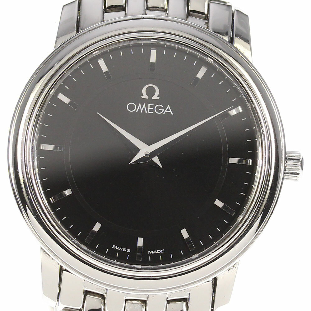 【OMEGA】オメガ デビル プレステージ 4570.51 クォーツ レディース【中古】