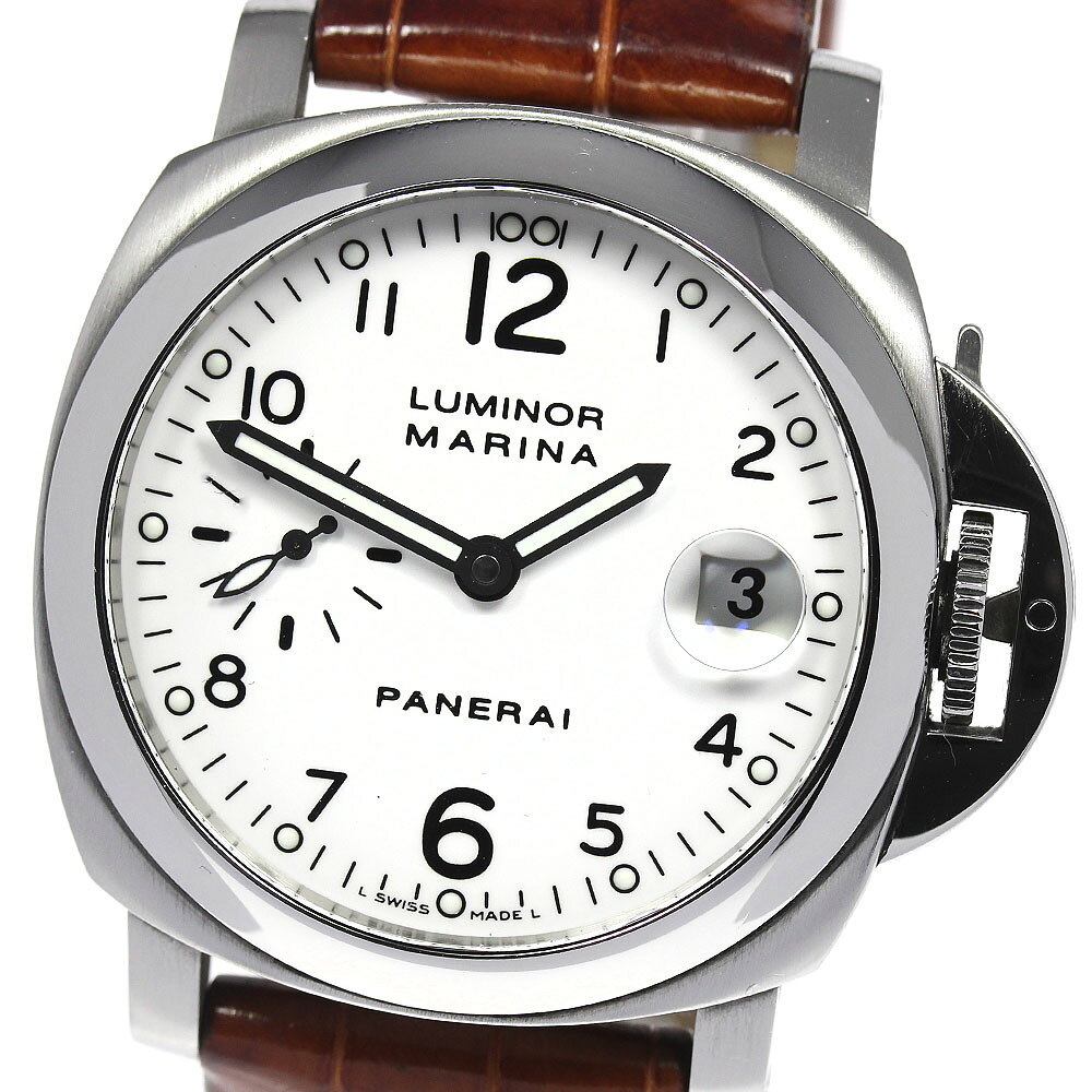 【PANERAI】パネライ ルミノール マリーナ デイト PAM00049 自動巻き メンズ【中古】