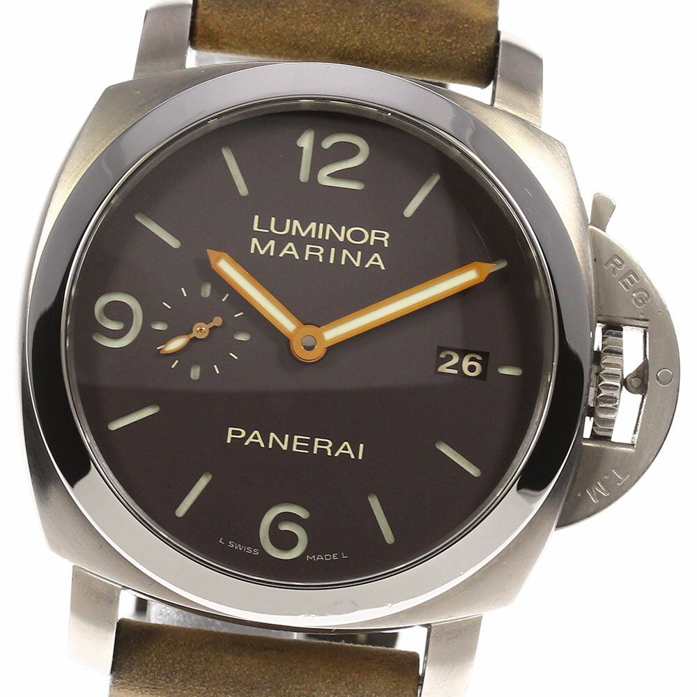 ★箱付き【PANERAI】パネライ ルミノールマリーナ1950 3デイズ PAM00351 デイト  ...