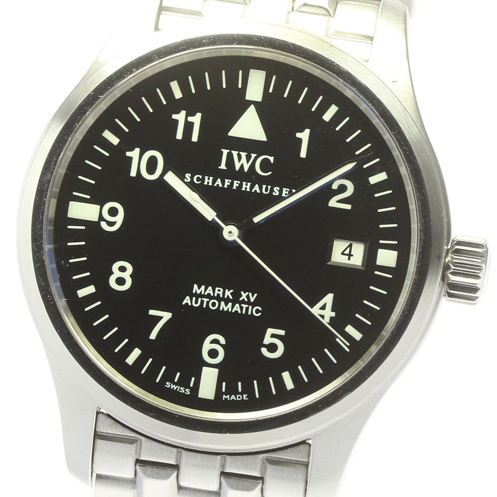 ☆良品【IWC SCHAFFHAUSEN】IWC パイロットウォッチ マークXV IW325307  ...