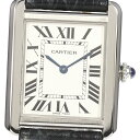 【CARTIER】カルティエ タンクソロSM W1018255 クォーツ レディース【中古】