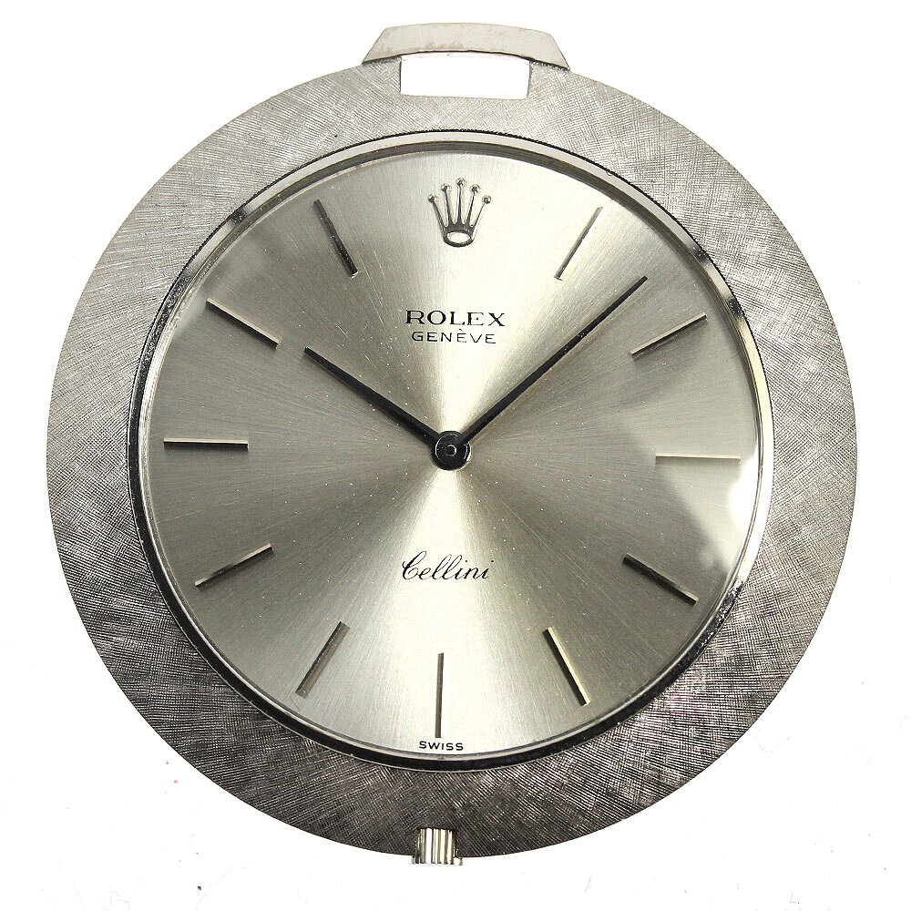【ROLEX】ロレックス チェリーニ K18WG cal.1600 3608/9 手巻き 懐中時計【中古】