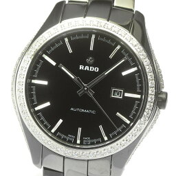 ☆極美品★箱・保証書付き【RADO】ラドー ハイパークローム R32482152 ダイヤベゼル デイト 自動巻き レディース 【2210】【ev20】【中古】