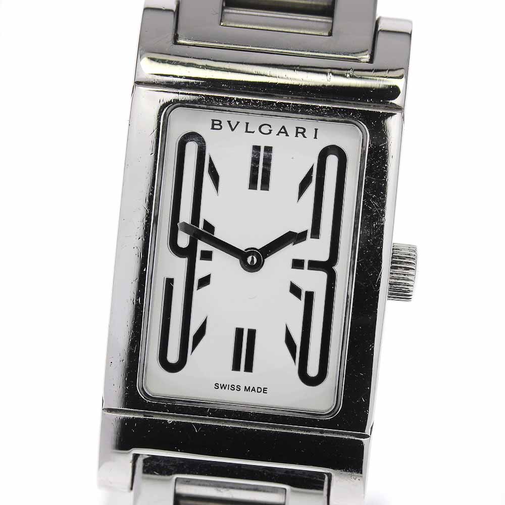 【BVLGARI】ブルガリ レッタンゴロ RT39S クォーツ レディース【中古】