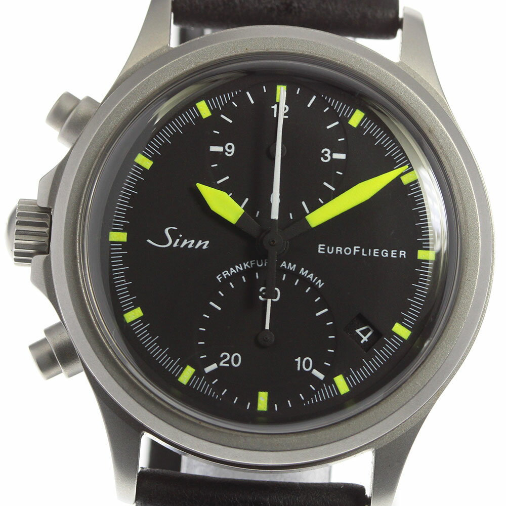 ☆良品★保証書付き【Sinn】ジン ユーロフリーガー 356.EURO FLIEGER II クロノ ...