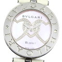 【BVLGARI】ブルガリ B-ZERO1 BZ30S ダイヤモンドハート クォーツ レディース【中古】