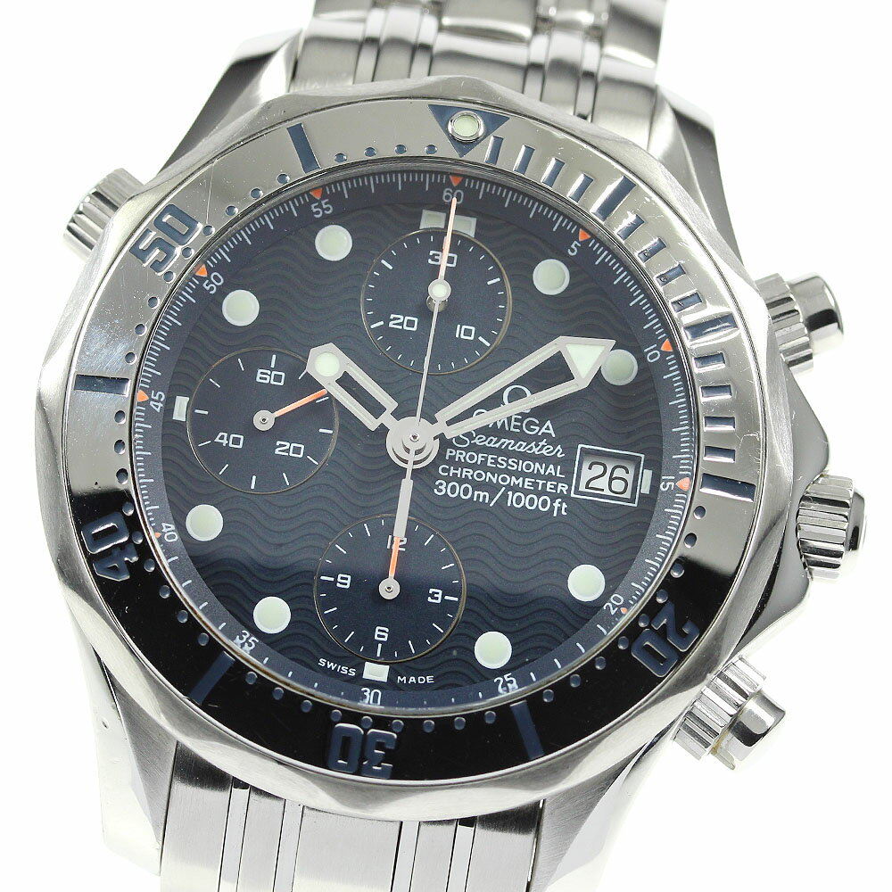 【OMEGA】オメガ シーマスター300 2598.80 クロノグラフ デイト 自動巻き メンズ【中古】