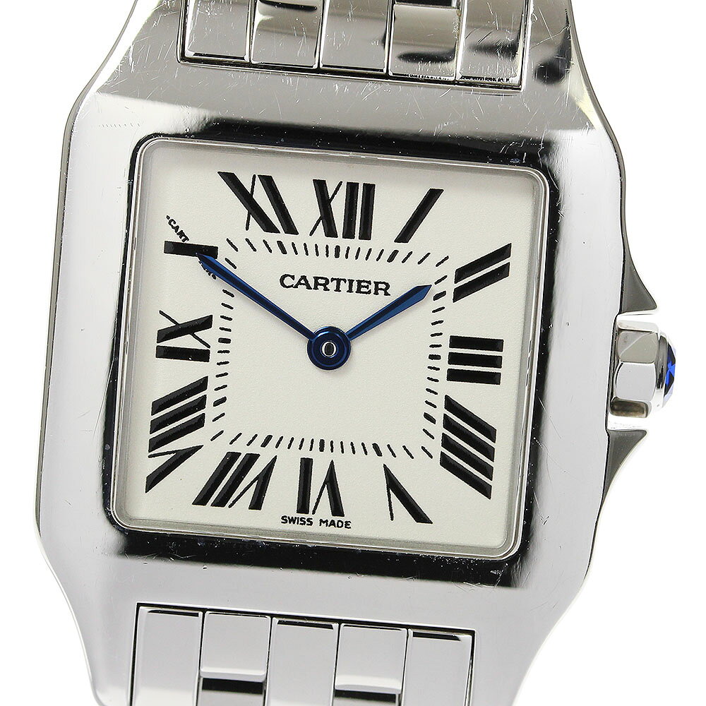 【CARTIER】カルティエ サントス ドゥモアゼル LM W25065Z5 クォーツ メンズ【中古 ...