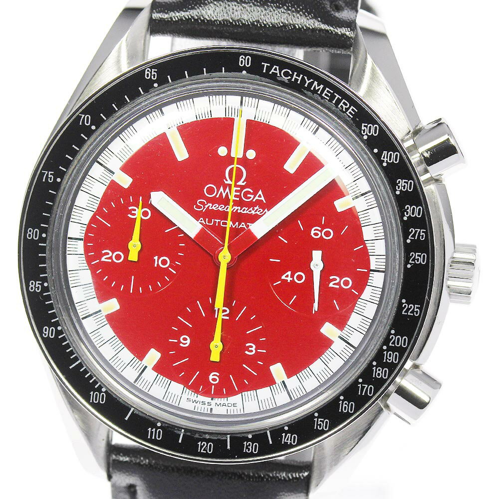 ☆美品【OMEGA】オメガ スピードマスター レーシング シューマッハ クロノグラフ 3510.61 自動巻き メンズ【中古】