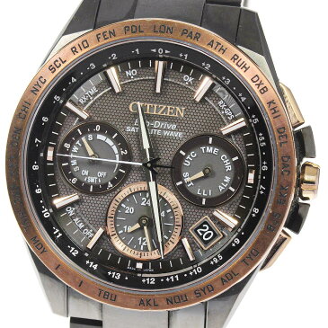 ★箱・保付き【CITIZEN】シチズン アテッサ ライトインブラック CC9016-60E/F900-T023126 エコドライブ 限定1300本 ソーラー電波 メンズ【中古】