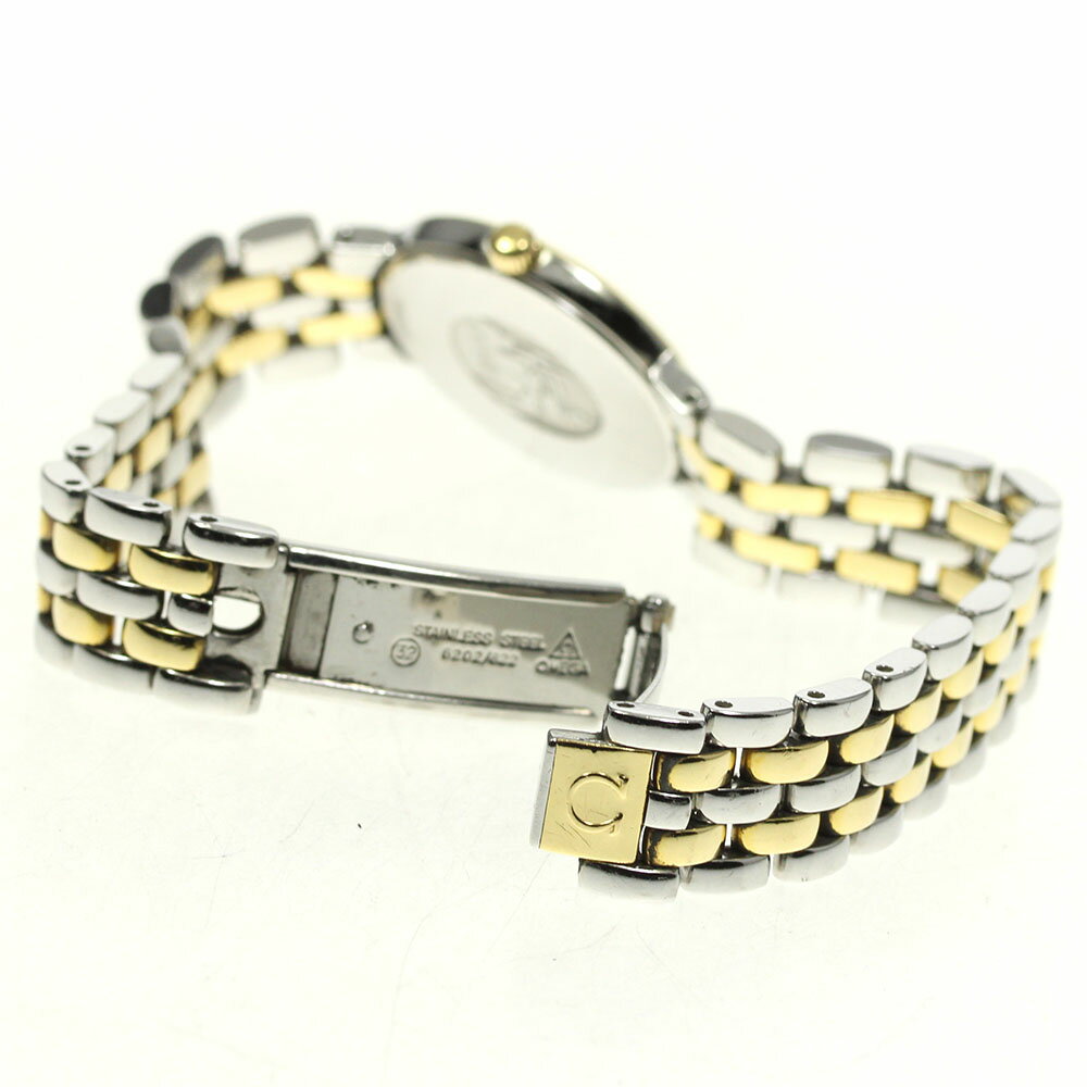【OMEGA】オメガデビルラウンドクォーツレディース【中古】