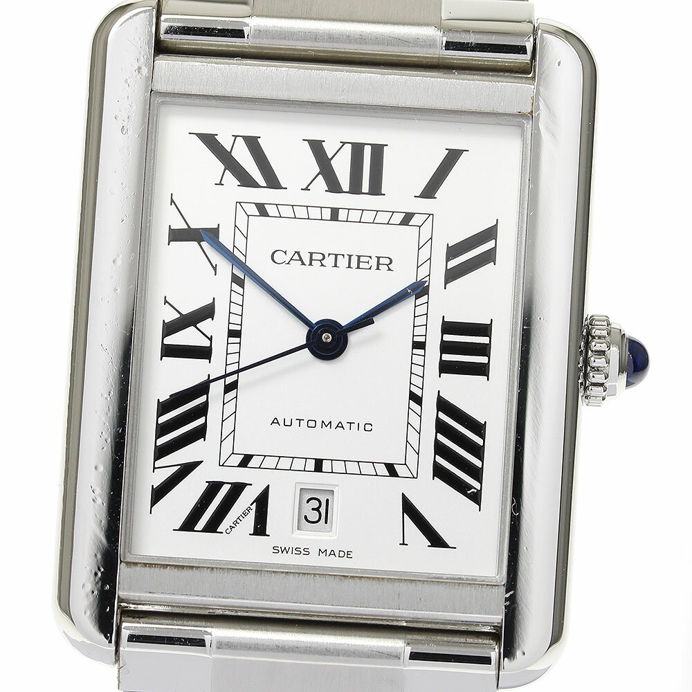 【CARTIER】カルティエ タンクソロXL W5200028 デイト 自動巻き メンズ【中古】